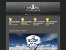 Tablet Screenshot of davidbartondesign.com